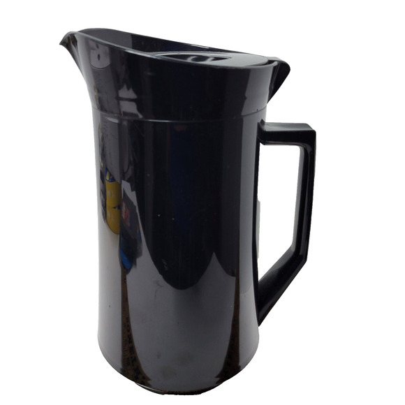 Bolta Black Pitcher Container Home Goods Kitchen Tea Water Juice Milk - Picture 1 of 16